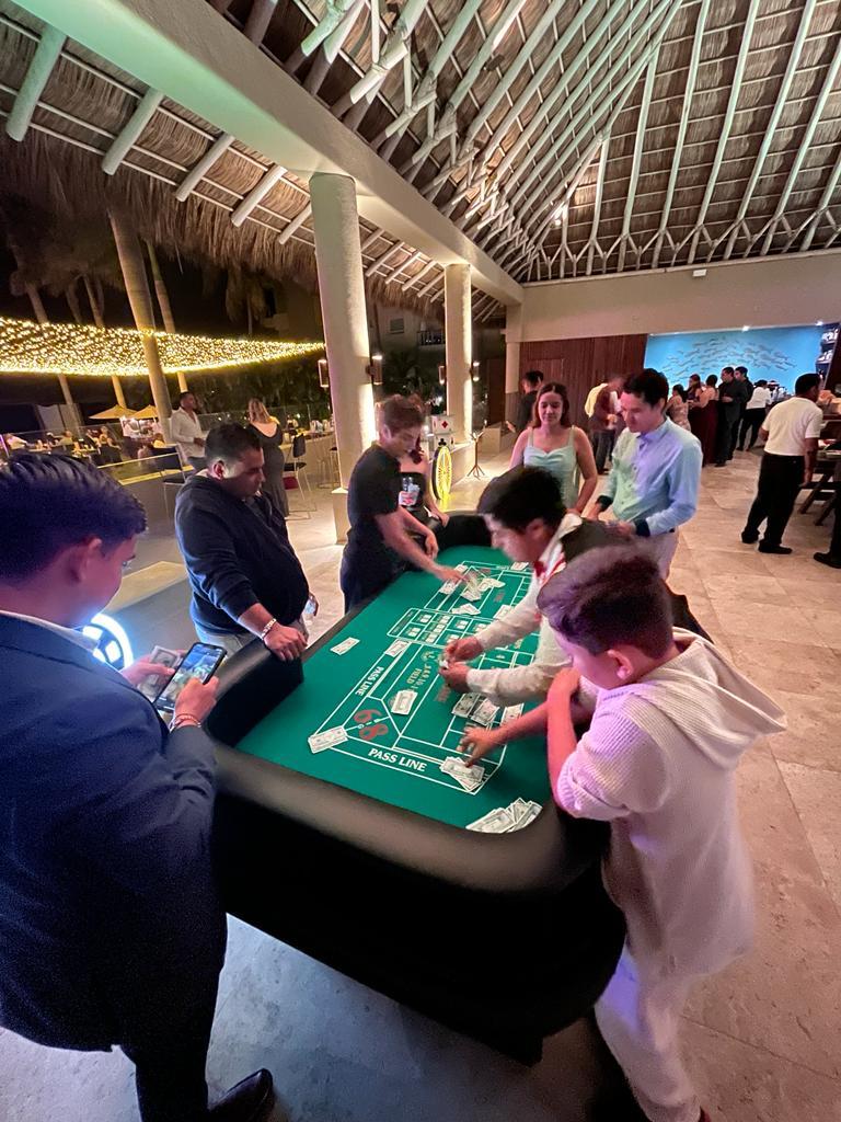 Celebracion de cumpleanos tematica de poker