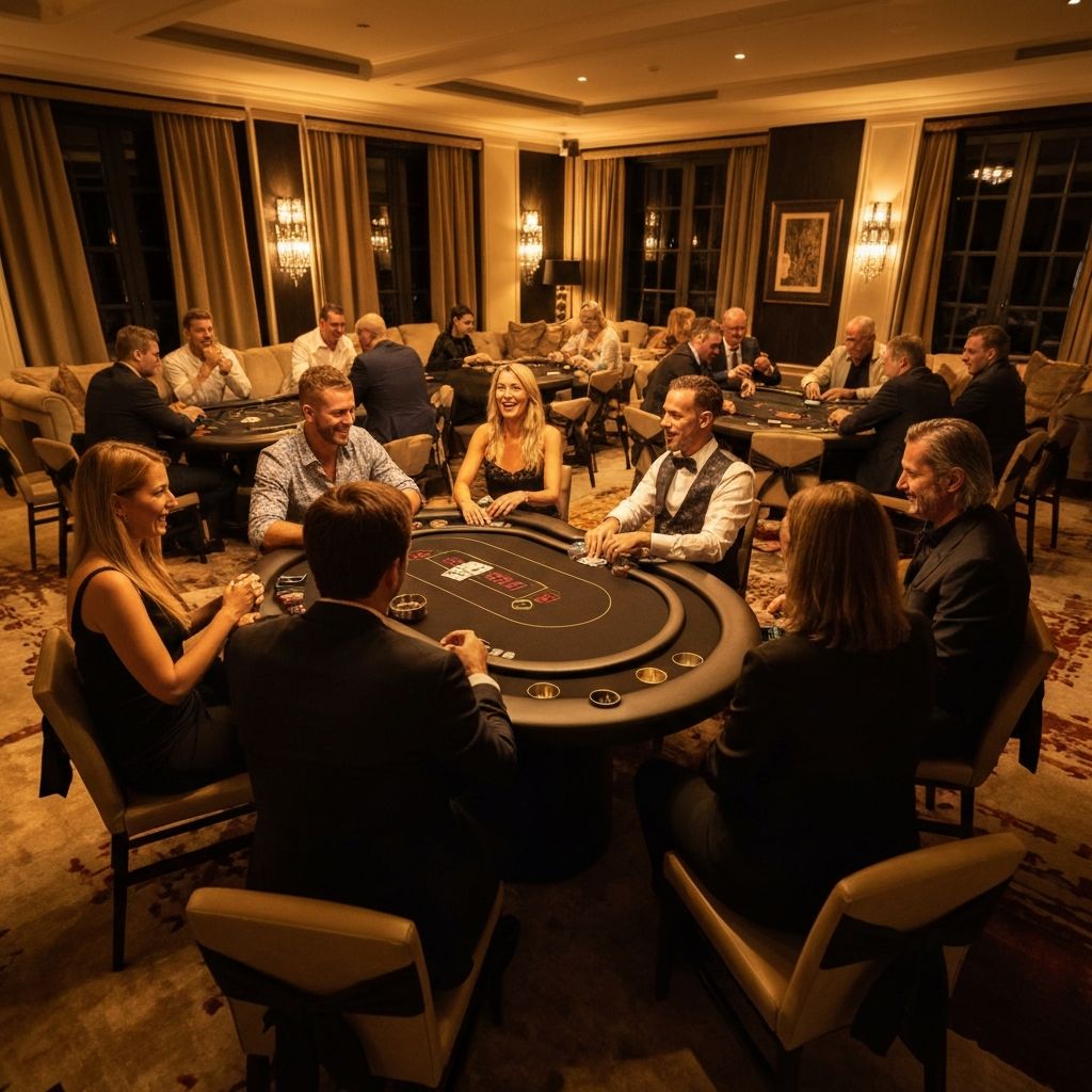 Celebracion de cumpleanos tematica de poker